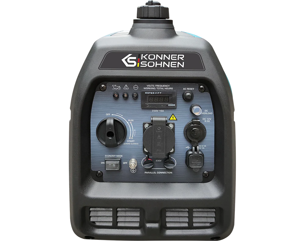 "Könner & Söhnen" Inverter-Generator KS 3100i S - 2.8kW Nennleistung - Benzinmotor - 230V