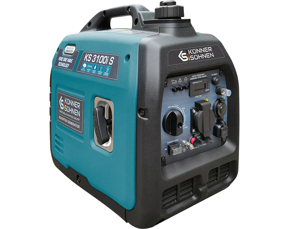"Könner & Söhnen" Inverter-Generator KS 3100i S - 2.8kW Nennleistung - Benzinmotor - 230V