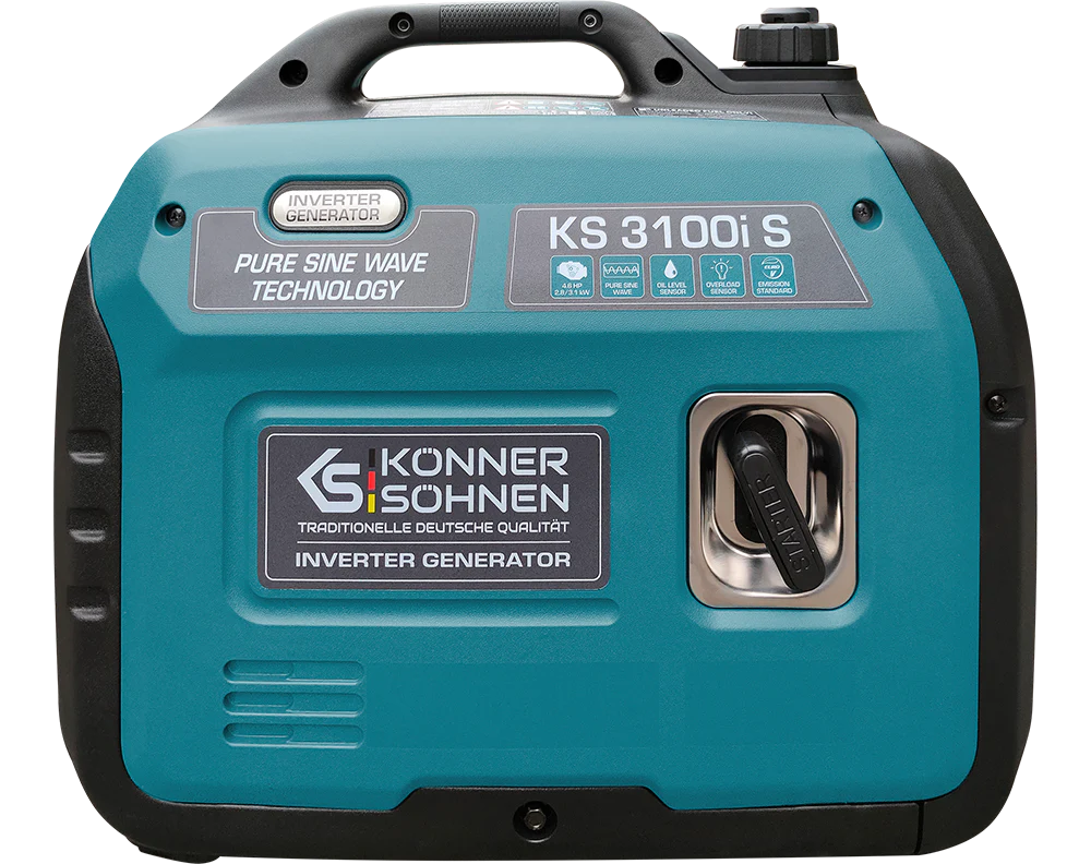 "Könner & Söhnen" Inverter-Generator KS 3100i S - 2.8kW Nennleistung - Benzinmotor - 230V