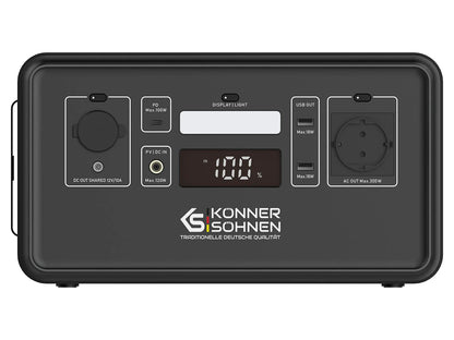 "Könner & Söhnen" Tragbare Powerstation LifePO4 KS 300PS - 294Wh