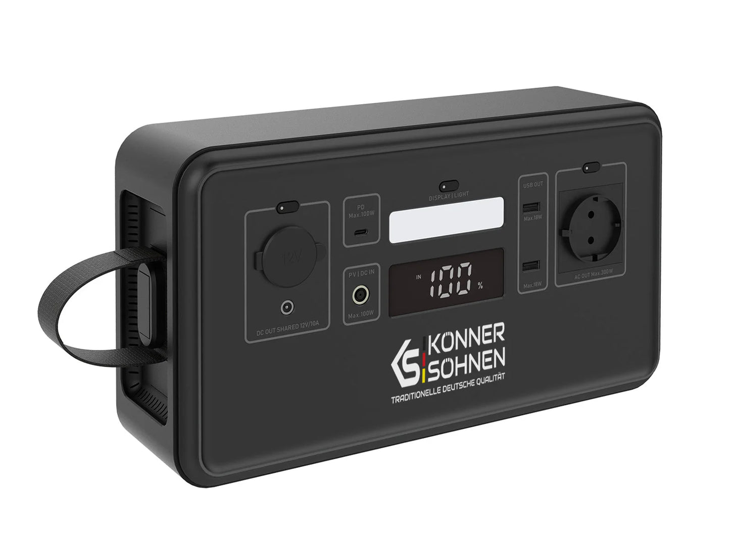 "Könner & Söhnen" Tragbare Powerstation LifePO4 KS 300PS - 294Wh