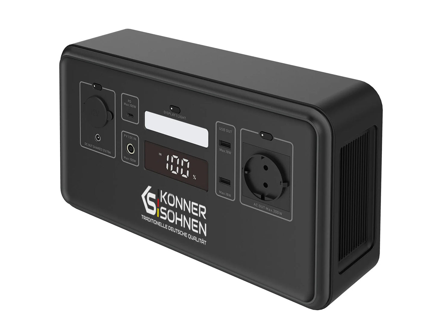 "Könner & Söhnen" Tragbare Powerstation LifePO4 KS 300PS - 294Wh