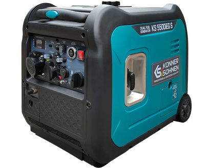 "Könner & Söhnen" LPG/Benzin-Inverter-Generator KS 5500iEG S - 5kW Nennleistung - 230V