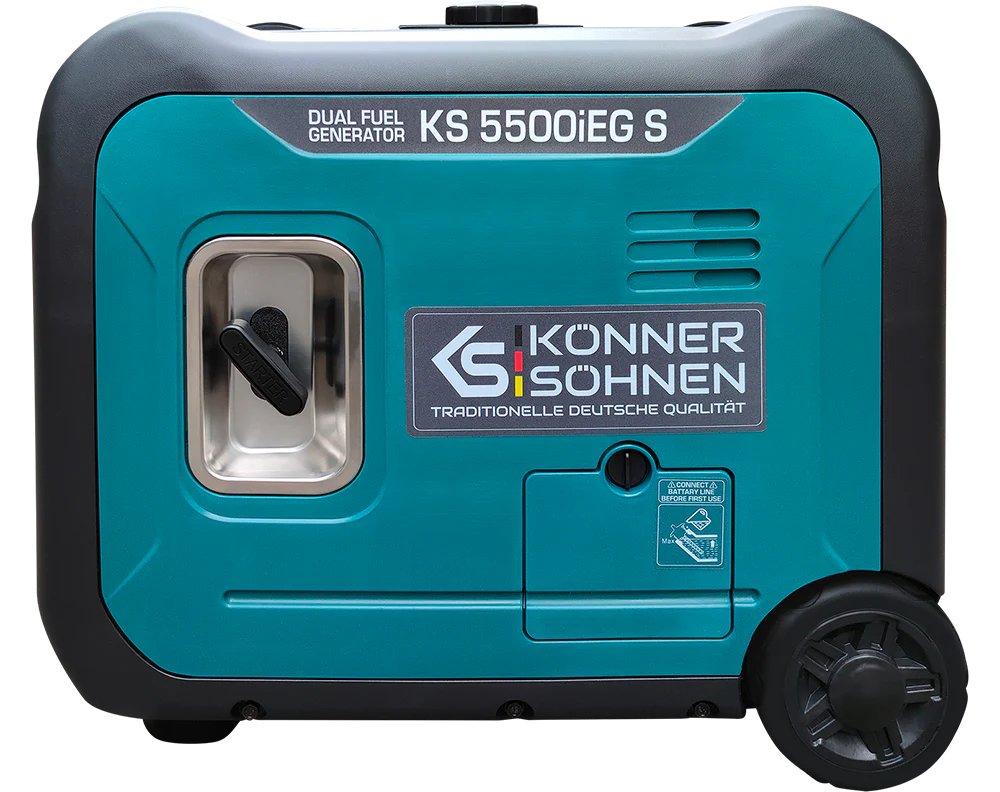 "Könner & Söhnen" LPG/Benzin-Inverter-Generator KS 5500iEG S - 5kW Nennleistung - 230V