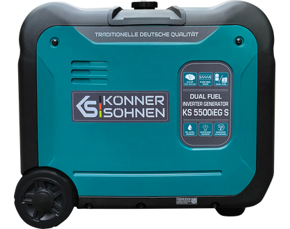 "Könner & Söhnen" LPG/Benzin-Inverter-Generator KS 5500iEG S - 5kW Nennleistung - 230V