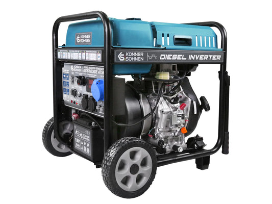 "Könner & Söhnen" Diesel-Inverter-Generator KS 6100iDЕ ATSR - 5kW Nennleistung - Dieselmotor - 230V