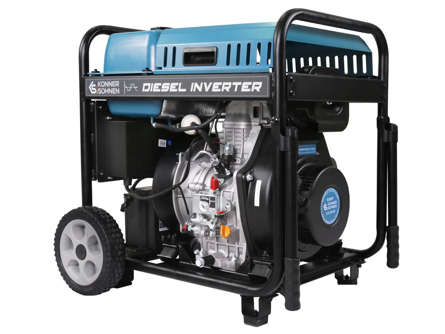 "Könner & Söhnen" Diesel-Inverter-Generator KS 6100iDЕ ATSR - 5kW Nennleistung - Dieselmotor - 230V