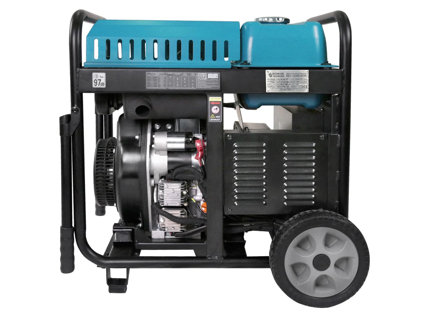 "Könner & Söhnen" Diesel-Inverter-Generator KS 6100iDЕ ATSR - 5kW Nennleistung - Dieselmotor - 230V