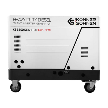 "Könner & Söhnen" Diesel Inverter Generator in Soundproof Casing KS 6500iDE S ATSR  - 6kVA Nennleistung - Dieselmotor - 230V