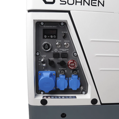 "Könner & Söhnen" Diesel Inverter Generator in Soundproof Casing KS 6500iDE S ATSR  - 6kVA Nennleistung - Dieselmotor - 230V