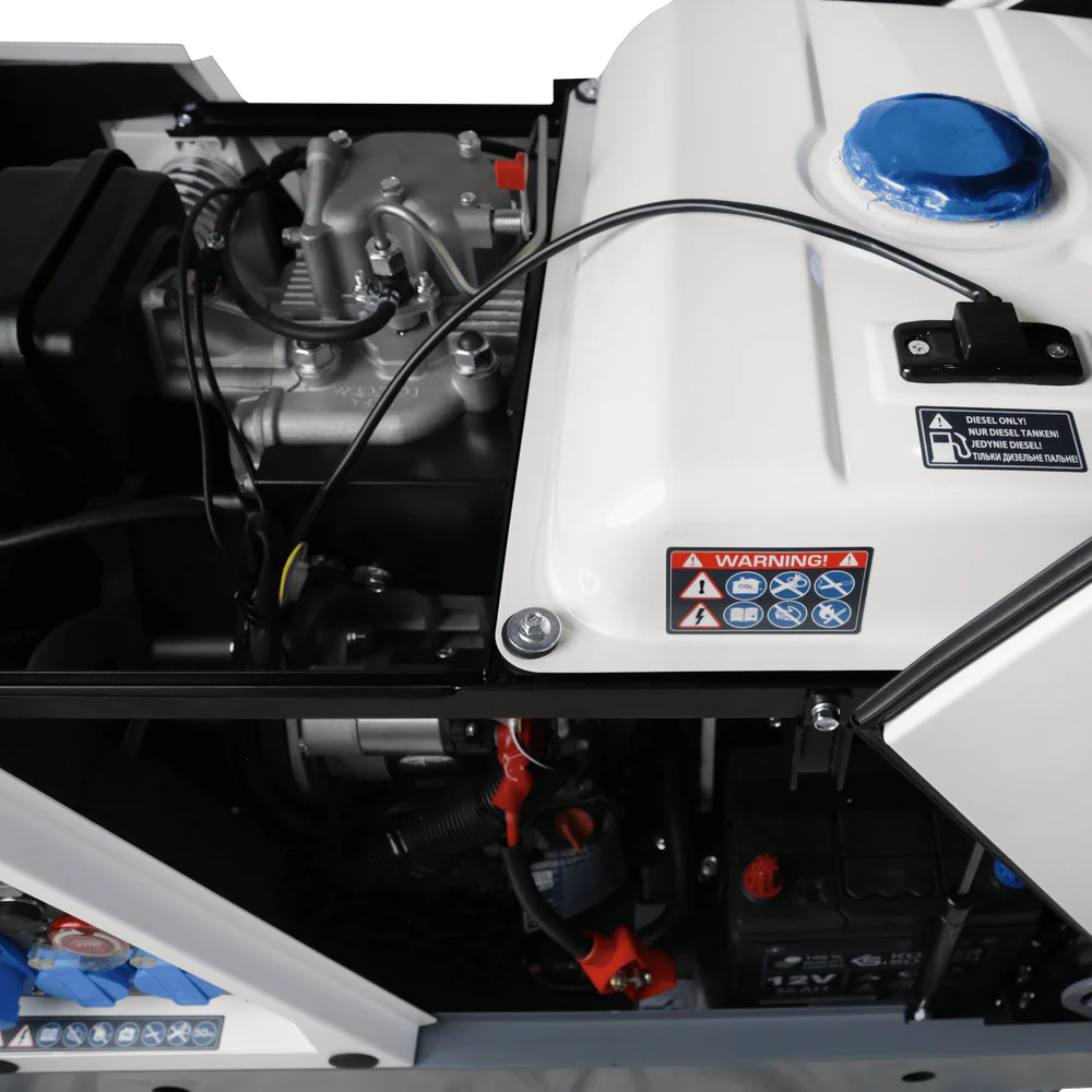 "Könner & Söhnen" Diesel Inverter Generator in Soundproof Casing KS 6500iDE S ATSR  - 6kVA Nennleistung - Dieselmotor - 230V