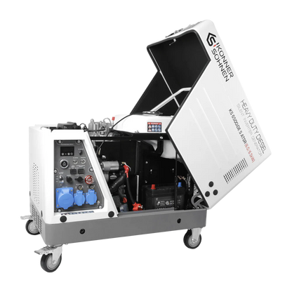 "Könner & Söhnen" Diesel Inverter Generator in Soundproof Casing KS 6500iDE S ATSR  - 6kVA Nennleistung - Dieselmotor - 230V