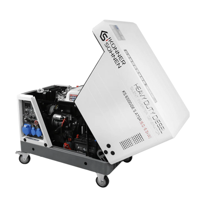 "Könner & Söhnen" Diesel Inverter Generator in Soundproof Casing KS 6500iDE S ATSR  - 6kVA Nennleistung - Dieselmotor - 230V