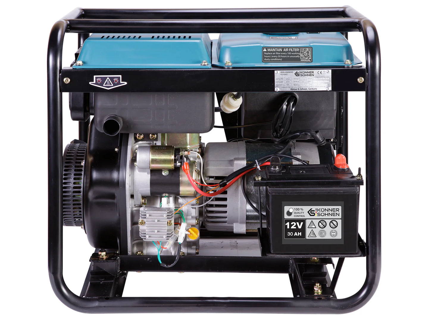 "Könner & Söhnen" Diesel-Generator KS 8100HDE-1/3 ATSR (EURO V)  - 5/6kW Nennleistung - 230/400V