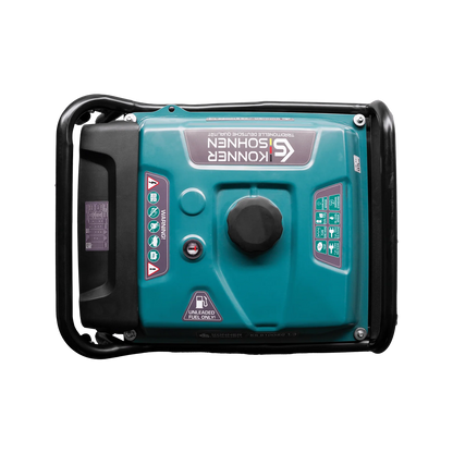 "Könner & Söhnen" Inverter-Generator KS 8100iEG 1/3 - 8kW Nennleistung (230/400V ohne Umschaltverluste abrufbar) - Benzin-/Gasmotor