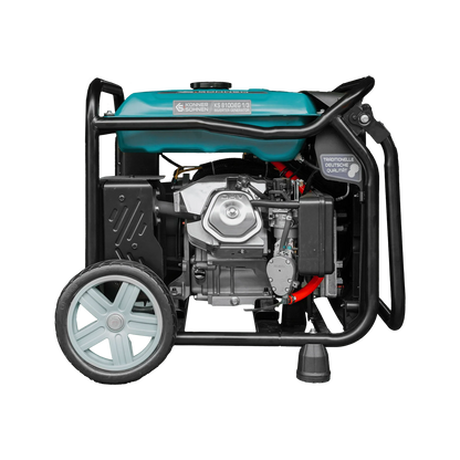 "Könner & Söhnen" Inverter-Generator KS 8100iEG 1/3 - 8kW Nennleistung (230/400V ohne Umschaltverluste abrufbar) - Benzin-/Gasmotor
