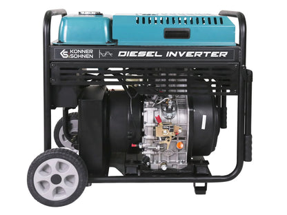 "Könner & Söhnen" Inverter-Generator KS 9500iDЕ ATSR - 9.5kW Nennleistung - Dieselmotor - 230V
