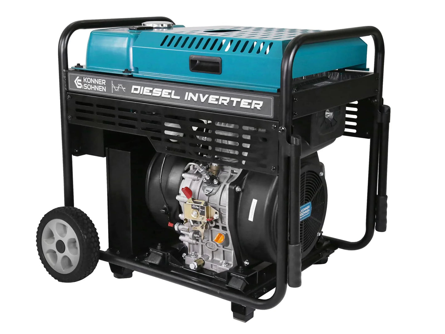 "Könner & Söhnen" Inverter-Generator KS 9500iDЕ ATSR - 9.5kW Nennleistung - Dieselmotor - 230V