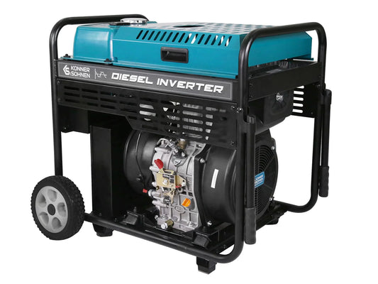 "Könner & Söhnen" Inverter-Generator KS 9500iDЕ ATSR - 9.5kW Nennleistung - Dieselmotor - 230V