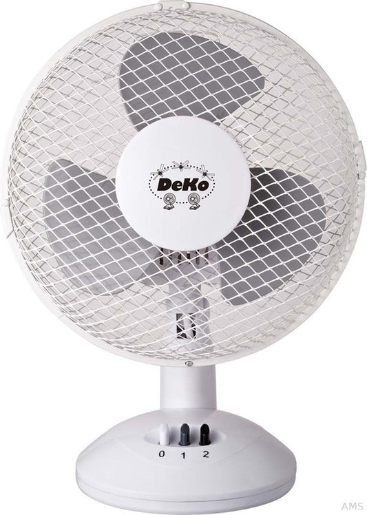 Dekon B 235 Tischventilator 30W 23cm 2 Stufen ws