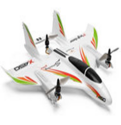s-idee® XK X450 RC VTOL Flugzeug – 6-Achs Brushless Fixed-Wing mit Vertikalstart 3s mit Akku& Usb Lad