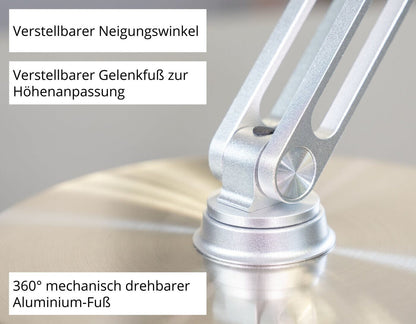 Unold 86705 Akku-Tischventilator Steel Flex ed 4W 3Geschwindigkeitsstufen Ø14cm